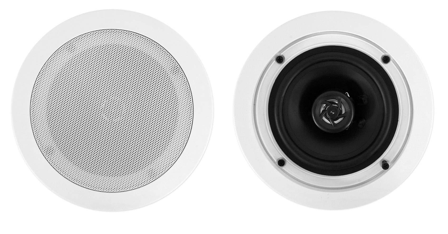 Rockville Rockville Home Audio System+(10) 5.25" White Bedroom/Living Room/Bathroom Ceiling Speakers