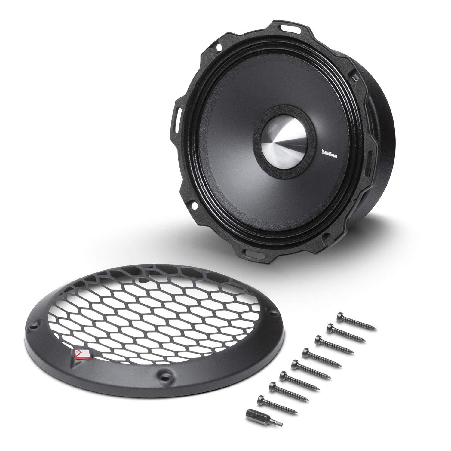 Rockford Fosgate Rockford Fosgate PPS4-6 Punch Pro Single 6.5\" Component 4-Ohm Midrange Speaker 100 Watts RMS / 200 Watts Peak - Black