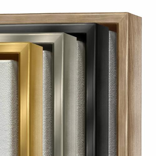 Stupell Industries Stupell Industries Fashion Glam Toilet Paper Designer Detailing, Floater Frame, Design by Ziwei Li