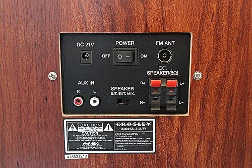 Crosley Crosley CR1215A-WA Jukebox, Includes AM/FM Radio & Bluetooth Receiver & CD Player with ST15-WA Stand Included - Walnut