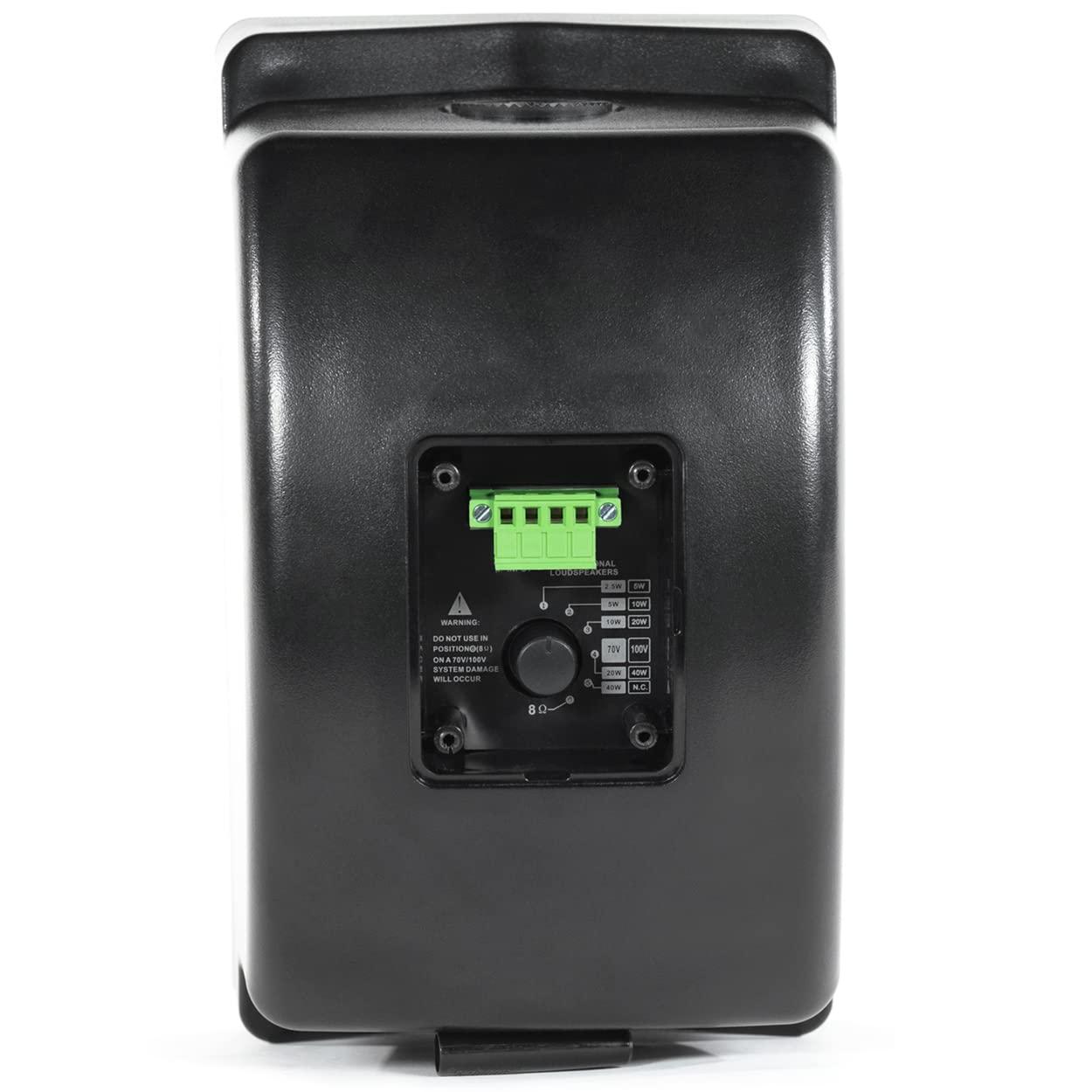 Pure Resonance Audio Pure Resonance Audio S5 5 Outdoor Surface Mount Loudspeaker (Black) 1 Speaker