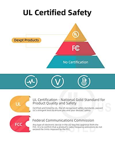 Daytech Daytech Strobe Siren Panic Alarm Button Siren Alarm with Light for Home Caring Loud Outdoor SOS Alert System 2 Red Flashing Siren and 4 Emergency Button for Store Hotel Jewelry Shop Security