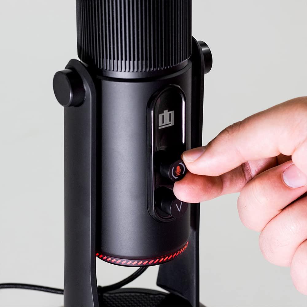 Deco Gear Deco Gear MIC1G PC Microphone for Gaming, Streaming, Music Recording, Virtual, USB Plug and Play (Renewed)