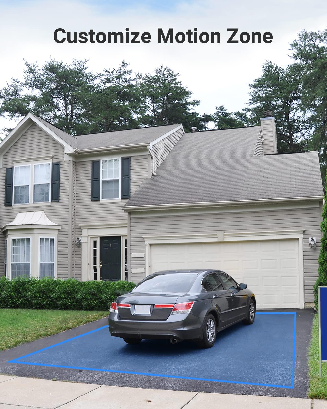 ANNKE ANNKE H500 8CH PoE Security Camera System w/ 6MP NVR, 4X 5MP IP Outdoor Cameras, Audio Recording, Color Night Vision, Smart Motion Detection, IP67, 24/7 Video Surveillance, Include 4TB HDD