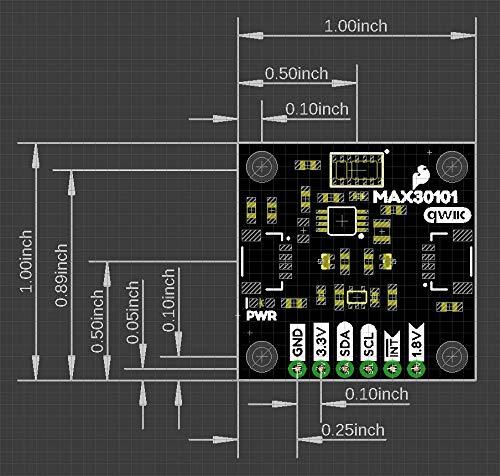 SparkFun SparkFun Photodetector Breakout - MAX30101 (Qwiic) - Includes MAX30101 Highly Sensitive Optical Sensor - Particle (i.e. Smoke) Detection Proximity Measurements Photoplethysmography