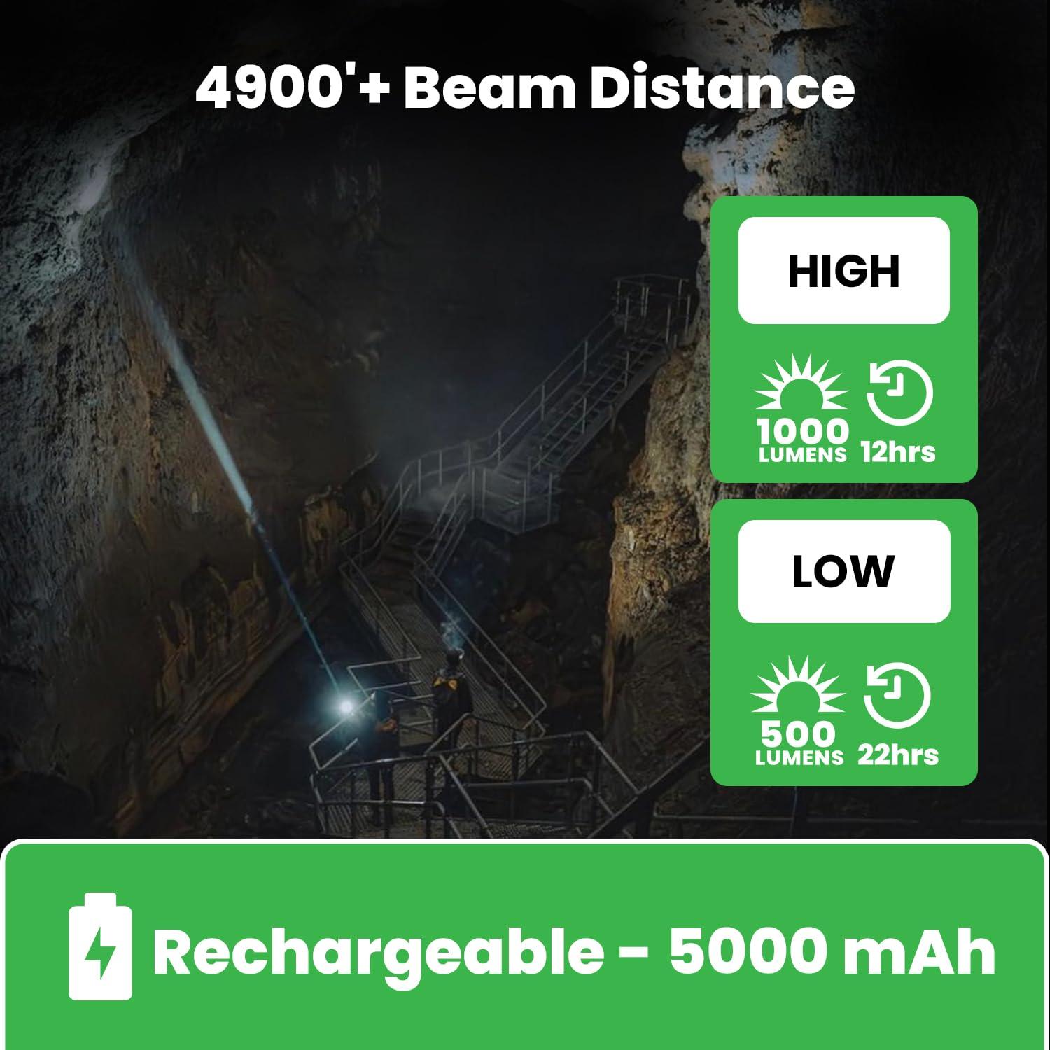 KODIAK LitezAll 25942 Kodiak Nearly 1 Mile Beam Tactical Flashlight