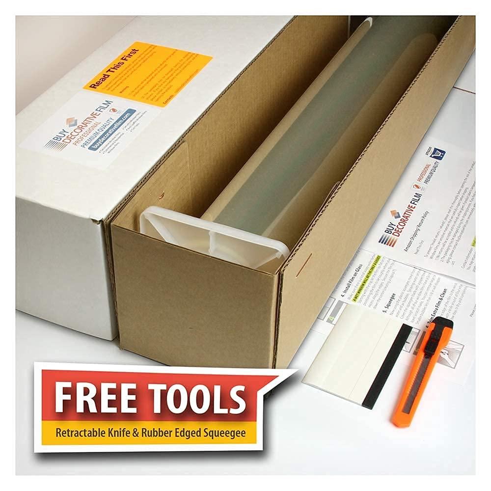 Buydecorativefilm BDF S8MC Window Film Security and Safety 8 Mil Clear - 12in X 14ft