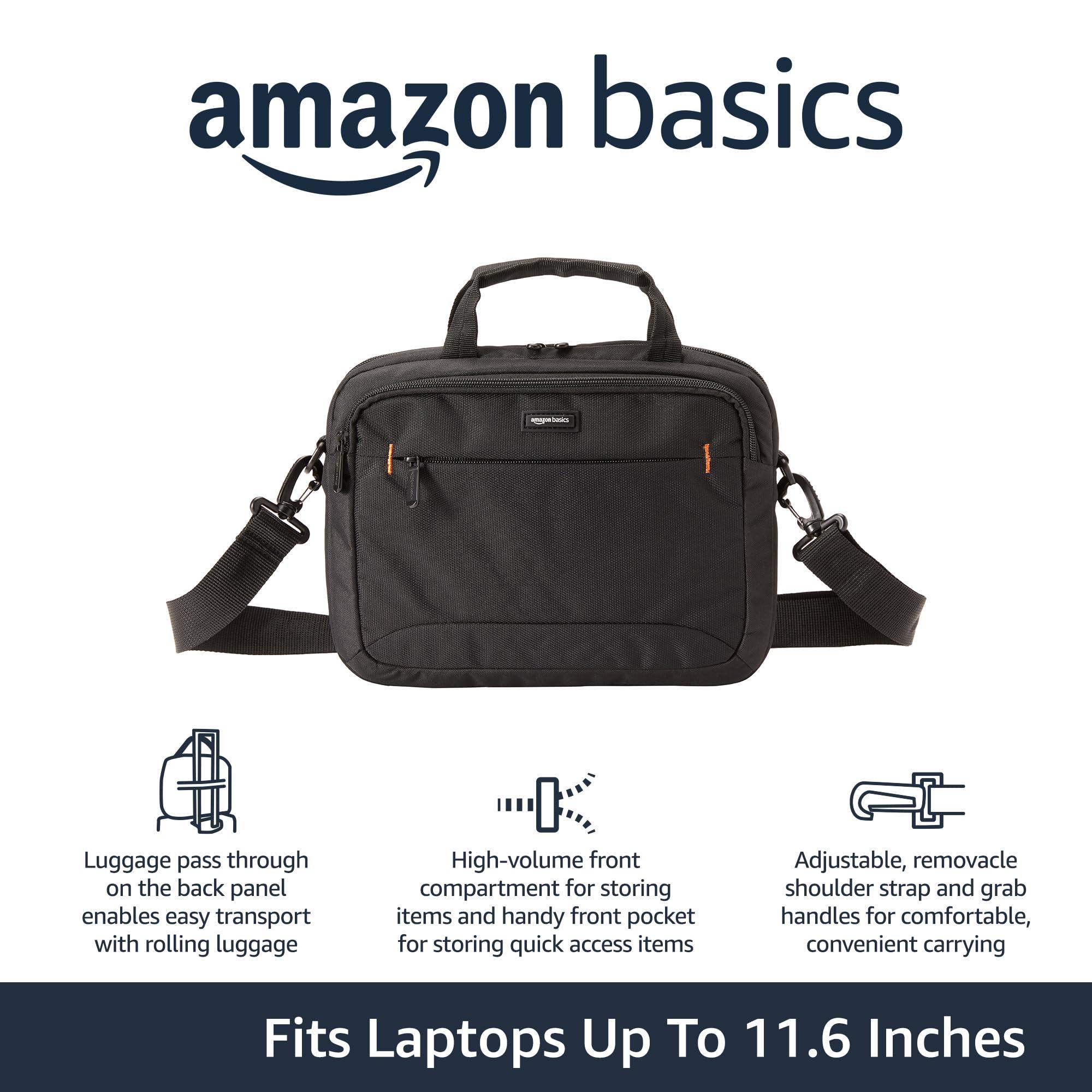 Amazon Basics Amazon Basics Laptop Carrying Case Shoulder Strap, 1-pack, 11.6 inch, Black