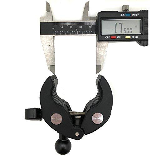 ChargerCity Heavy Duty Bike Motorcycle Clamp Mount Holder for Garmin DriveSmart 5 5LMT EX 50 51 51EX 55 55 55 60 60LMT 61 61 61 65 65LMT 7 7LMT 7LMT-S 70 70LMT 71 71EX GPS