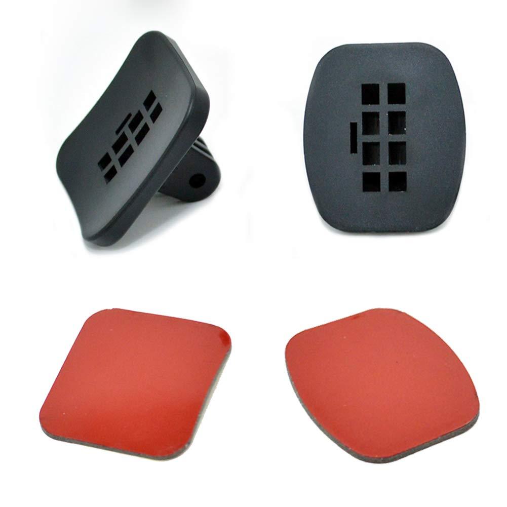 Fahliso Adhesive Mounts for GoPro Cameras - Curved & Flat Mounts Base with Strong Sticky Pads Mount to Helmet Fits for All GoPro Hero 11/10/9/8