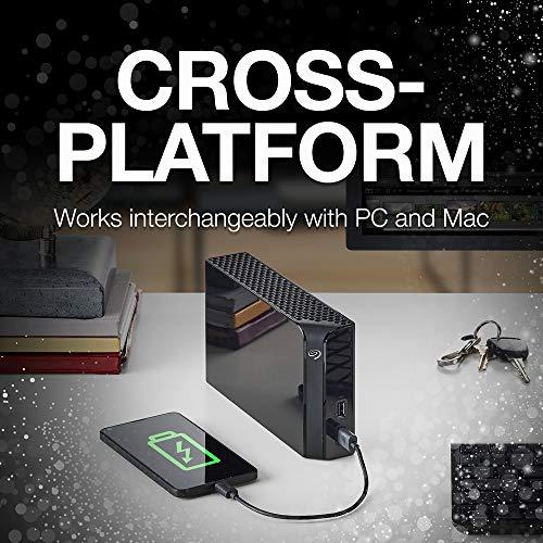 Seagate Seagate STEL6000100 Backup Plus Hub 6TB External Hard Drive Desktop HDD – USB 3.0, 2 USB Ports, for Computer Desktop Workstation PC Laptop Mac, 2 Months Adobe CC Photography