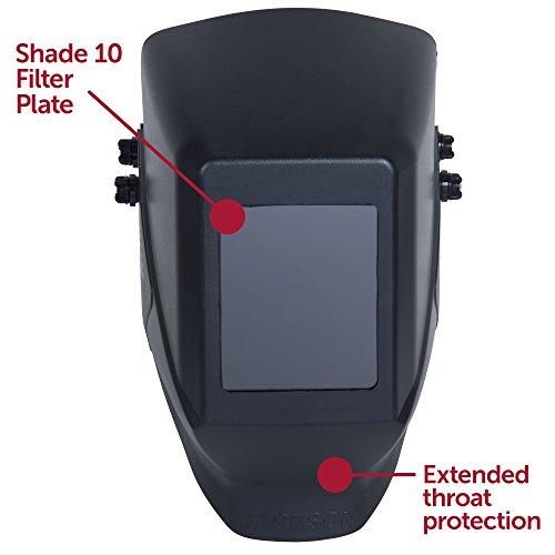 Jackson Safety Jackson Safety HSL-100 Passive Welding Helmet, Shade 10, Black, Universal Size (Case of 4), 14978