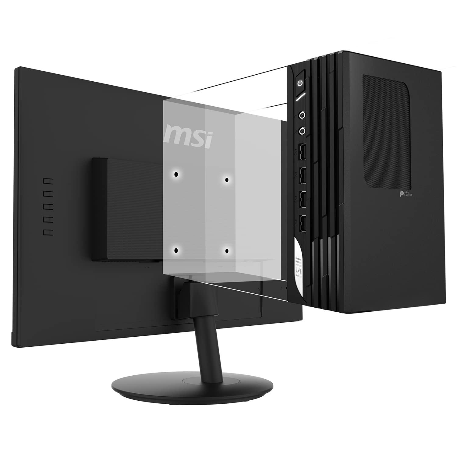 MSI MSI PRO DP21 Desktop, Intel Core i3-13100, UHD 730, 8GB' Memory, 500GB SSD, AC3168+BT 4.2, Windows 11 Home (13M-498US),Black