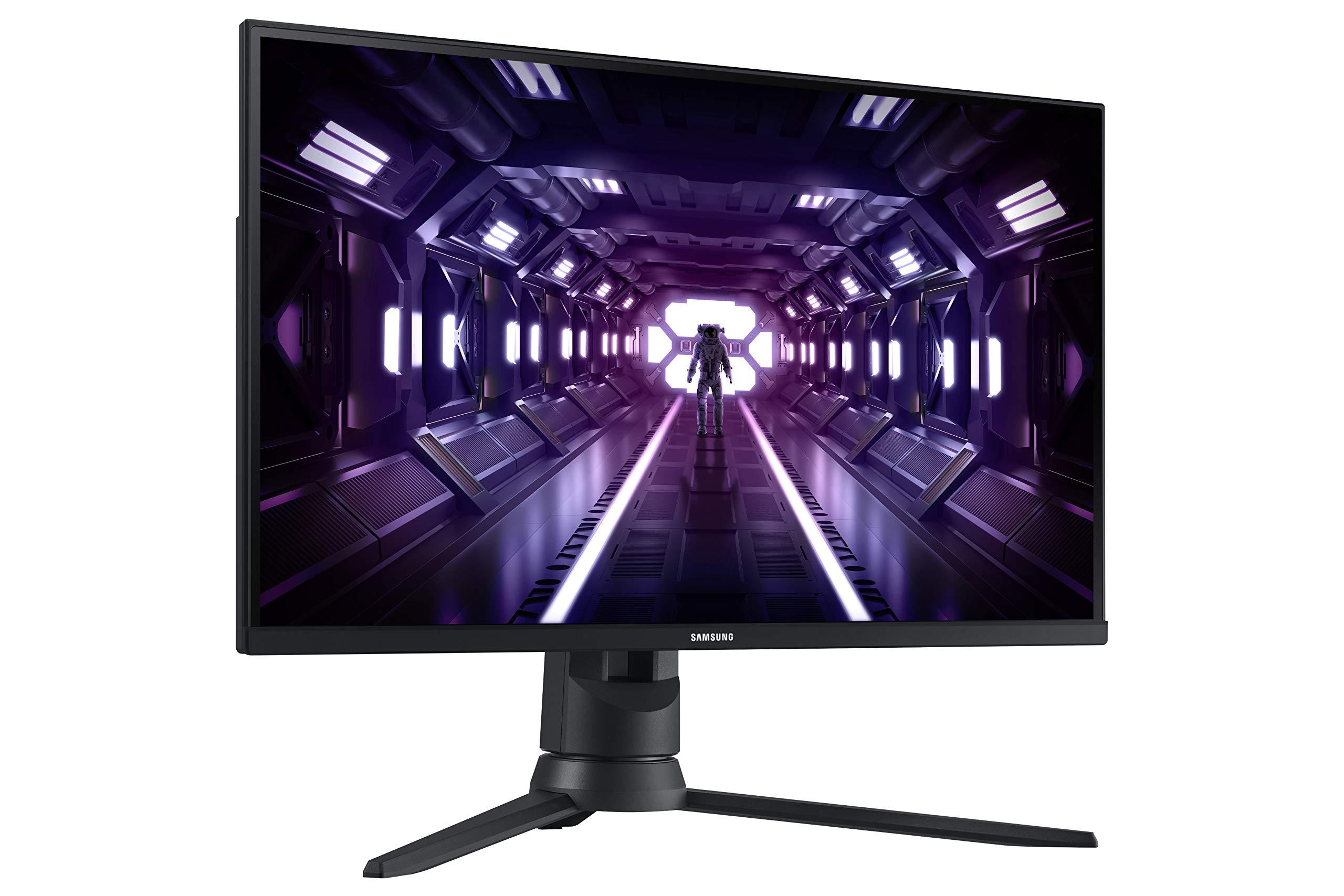 SAMSUNG Samsung Odyssey G3 Series 27-Inch FHD 1080p Gaming Monitor, 144Hz, 1ms, 3-sided border-less, VESA Compatible, Height Adjustable Stand, FreeSync Premium (LF27G35TFWNXZA)