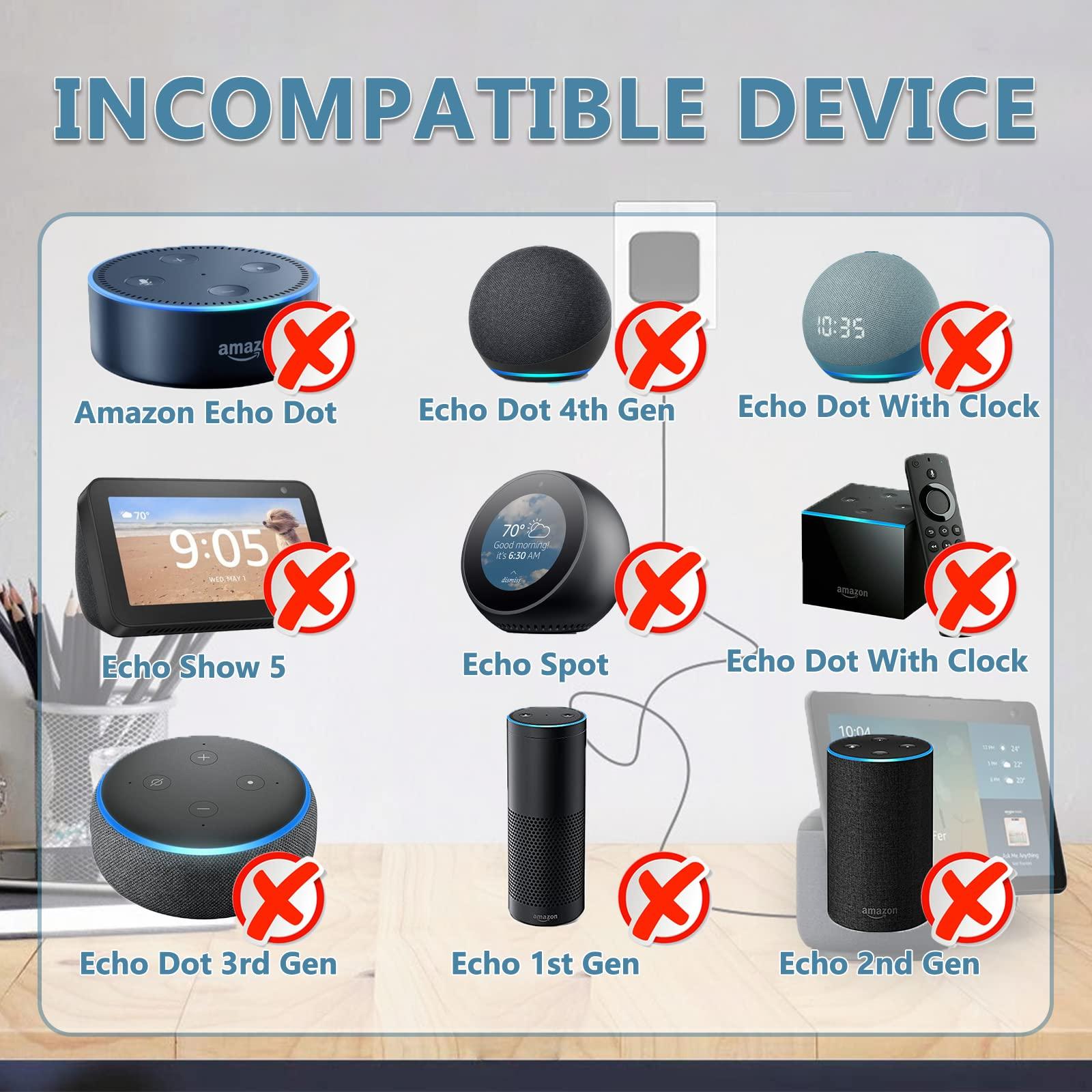 ZTTXL ZTTXL 30W Power Adapter for Echo (4th Gen), Echo (3rd Gen), Echo Show 10 (3rd Gen), Echo Show (2nd Gen), Echo Show 8, and Echo Plus (2nd Gen), 5.8Ft AC Adapter Power Cord