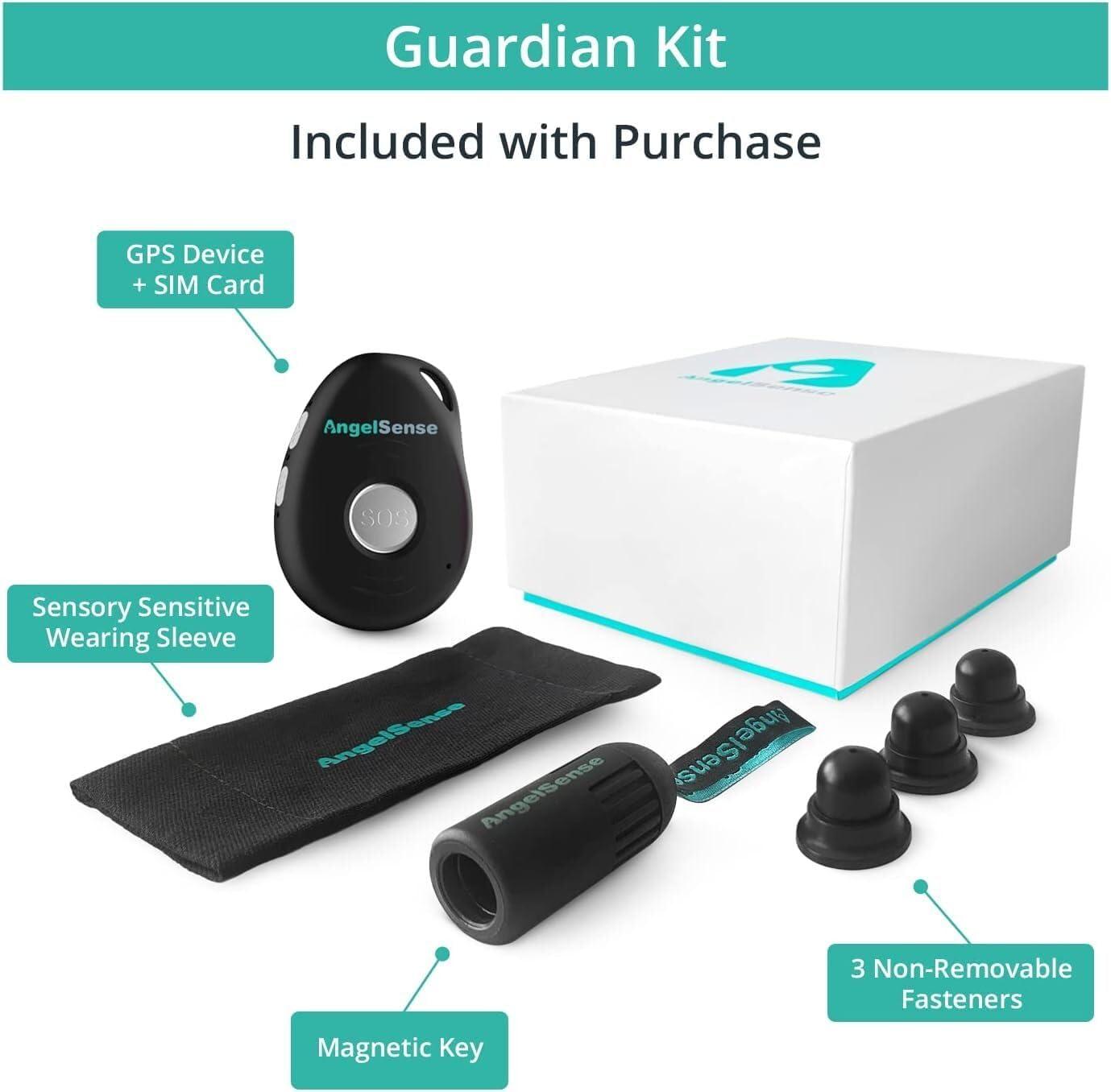 AngelSense AngelSense Personal GPS Tracker for Kids, Teen, Autism, Special Needs, Elderly, Dementia - 2-Way Auto-Answer Speakerphone & SOS Button - School Bus Tracking - Subcription Required