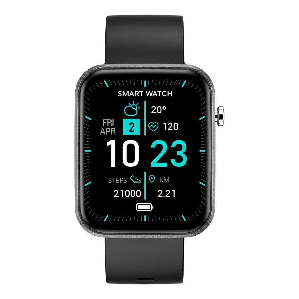 DirectNine Basics SMARTWATCH with Three Bands and Wellness + Activity Tracker