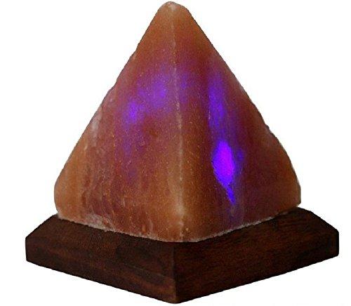 weget weget Himalayan Salt lamp Pyramid USB Multi-Colour Desk lamp