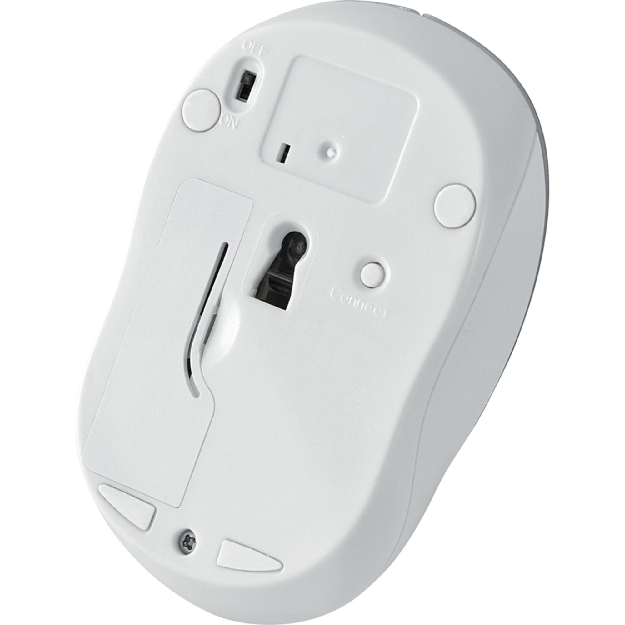 Verbatim Verbatim 2.4G Wireless LED Silent Mouse - Noiseless and Silent Click Computer Mouse with Nano Receiver for Mac and PC - Silver