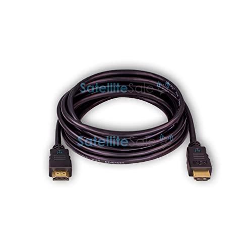 SatelliteSale SatelliteSale Digital High-Speed 2.0 HDMI Cable 4K/60Hz 18Gbps PVC 2160p Black Cord Universal Wire 12 feet