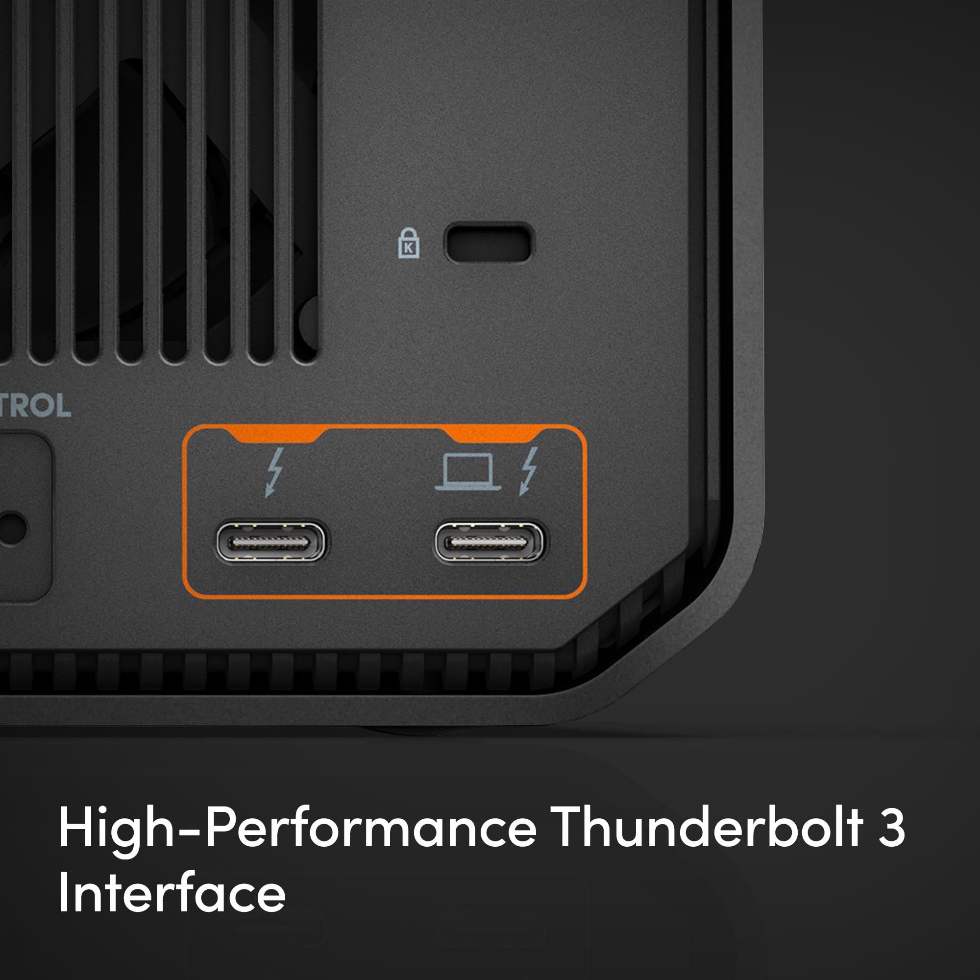 SanDisk Professional SanDisk Professional 48TB G-RAID Mirror - External HDD, RAID with Redundancy, Thunderbolt 3, USB (10Gbps), 7200RPM Ultrastar Hard Drive, Up to 260MB/s Read in RAID 1 - SDPHH2H-048T-NBAAD
