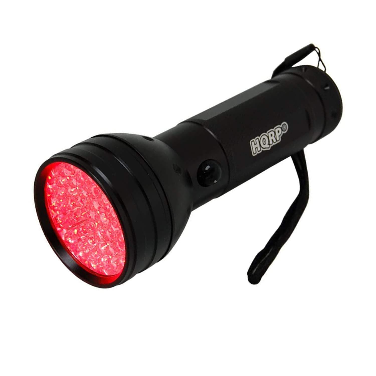 HQRP HQRP Portable Professional 51 LED Deep Red Flashlight with a Large Coverage Area for Observation, Ornithological Night Watching and Spotlighting of The Nocturnal Animals