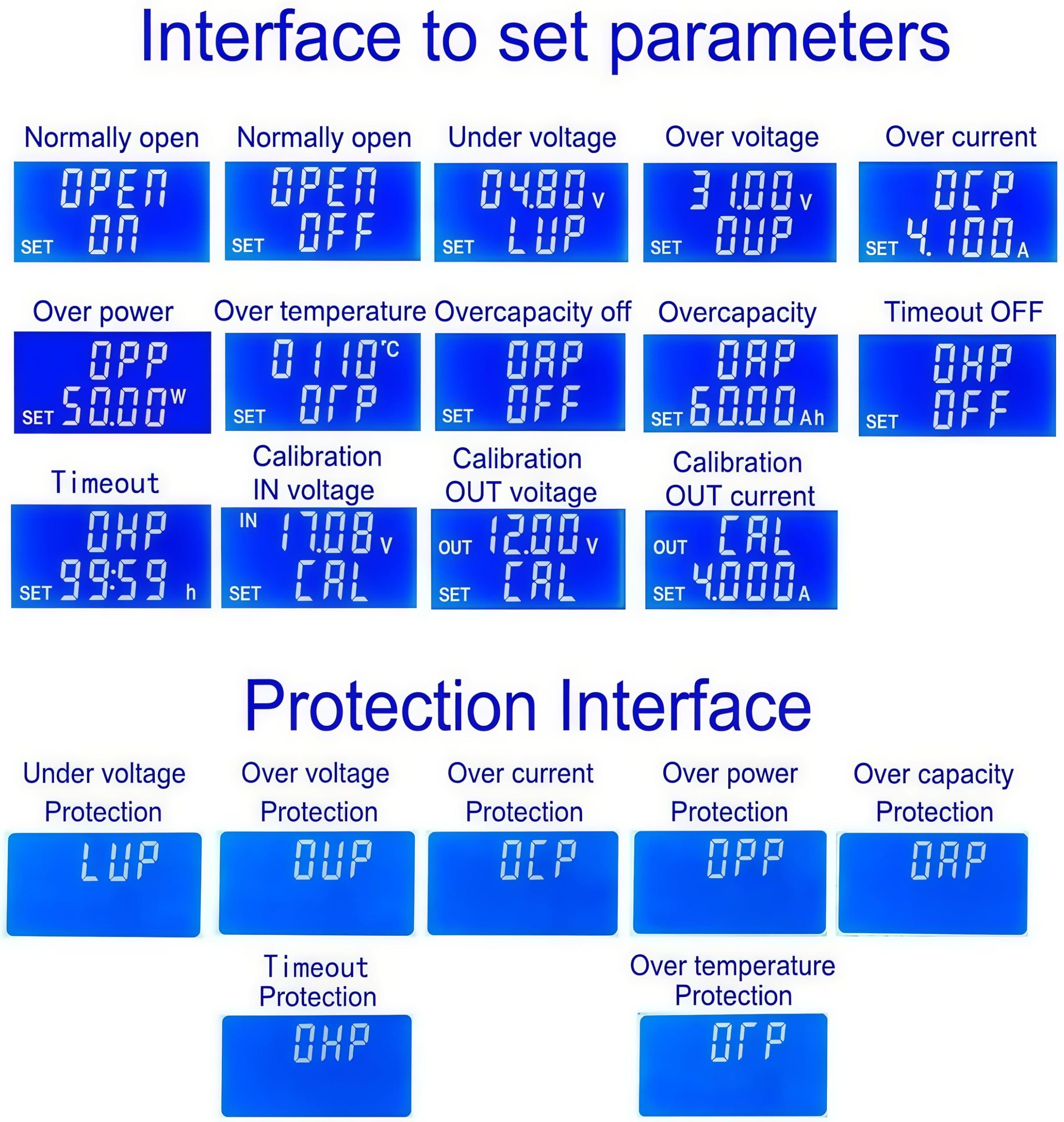 TKXEC DC DC Buck Boost Converter Variable Voltage Regulator CC CV 0.5-30V 4A 5V 6V 12V 24V Power Module Adjustable Voltage Regulated Laboratory Power Supply