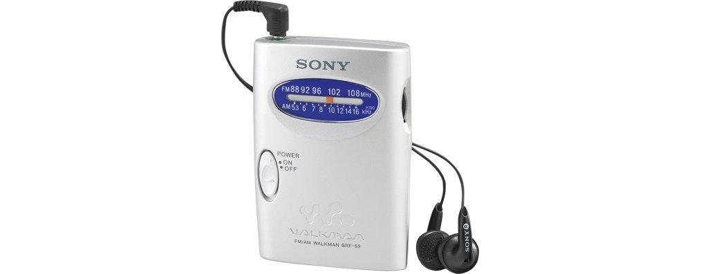 Sony Sony Srf59 Silver Radio Amfm Walkman