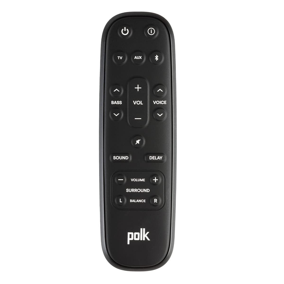 Polk Audio Polk MagniFi Mini AX Sound Bar with Wireless Subwoofer, Dolby Atmos and DTS:X Certified, Polk's Patented VoiceAdjust & SDA Technologies, Ultra-Compact Design, Easy Setup, Black