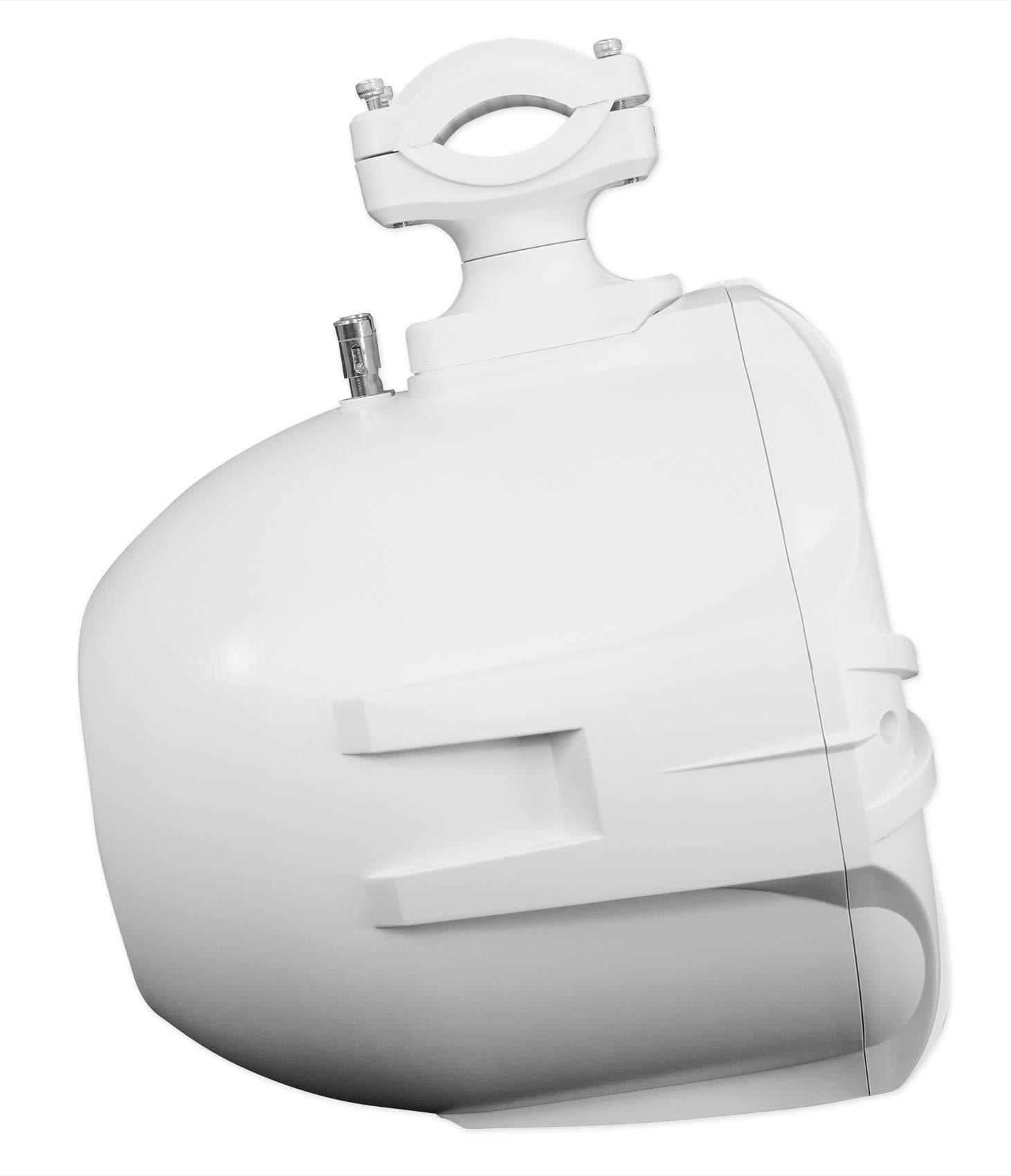 Rockville Rockville (8) RWB90W White 8" 300w Marine Wakeboard 360 Swivel Tower Speakers