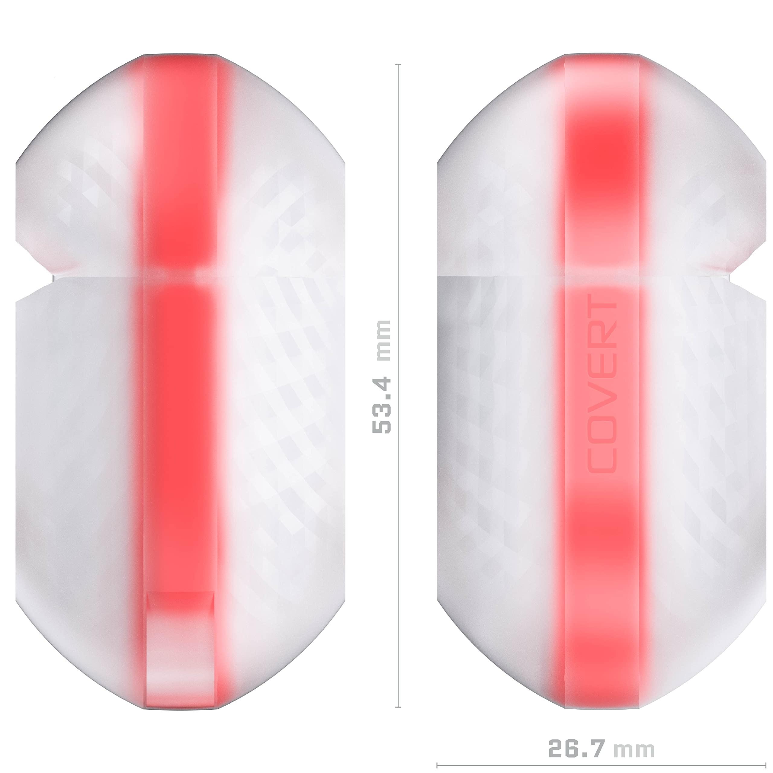 Ghostek Ghostek COVERT AirPods 3 Case Clear Protective Silicone Cover with Keychain Premium Slim Design with Heavy Duty Protection Wireless Charging Compatible Designed for 2021 Apple AirPod (3rd Gen) (Clear)