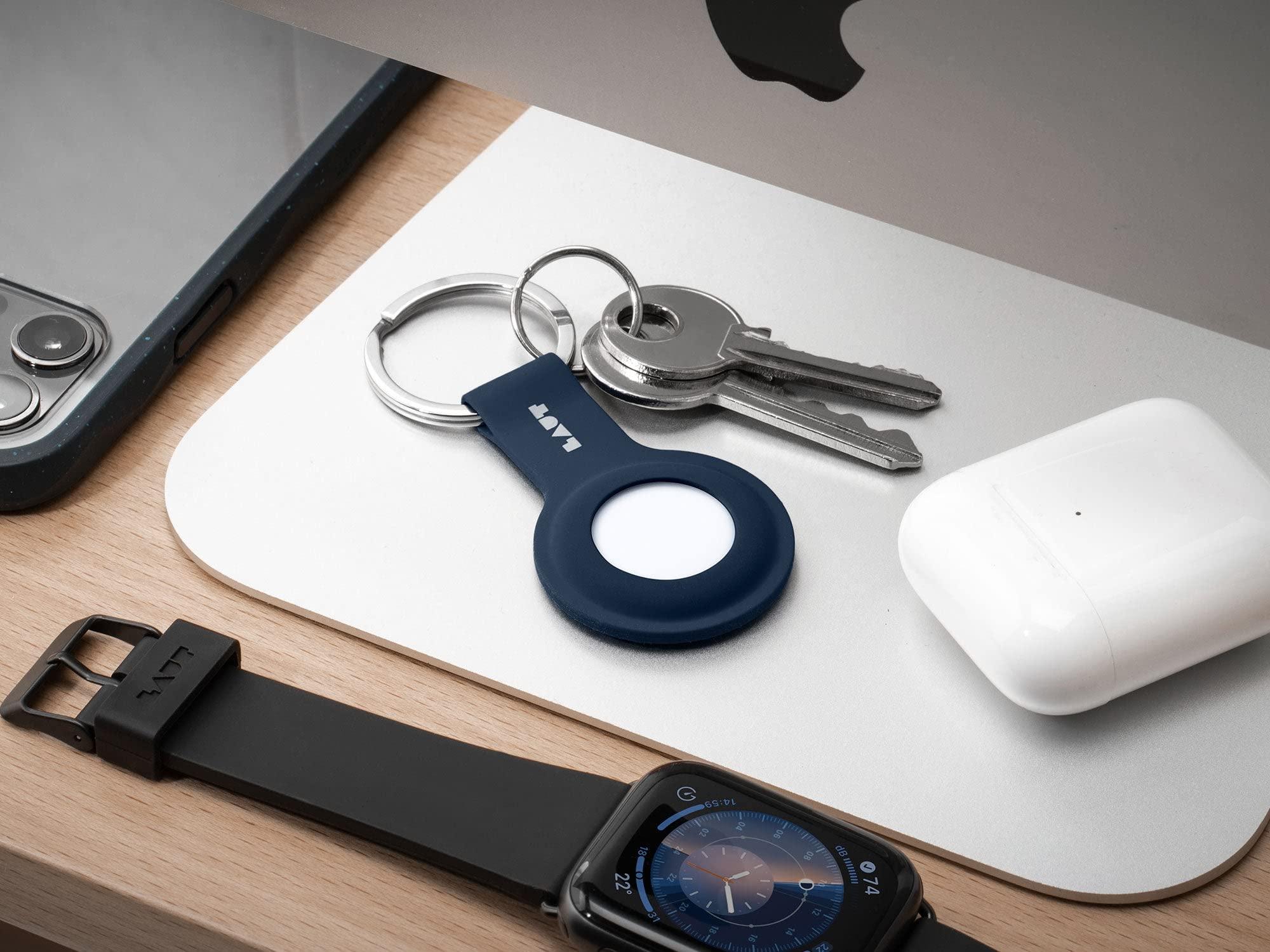 LAUT LAUT - HUEX TAG case compatible with AirTag - Keychain holder Lightweight Anti Scratch Blush Pink