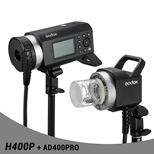 GODOX Godox Extension Flash Head for AD400Pro, Extend Power Cable for Godox AD400Pro Outdoor Flash Strobe, with Handheld Grip and Extra Light Head, Easy Install