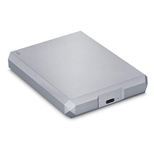 LaCie LaCie Mobile Drive, 2TB, External Hard Drive, Space Grey, USB-C, 2 Year Rescue Services (STHG2000402)