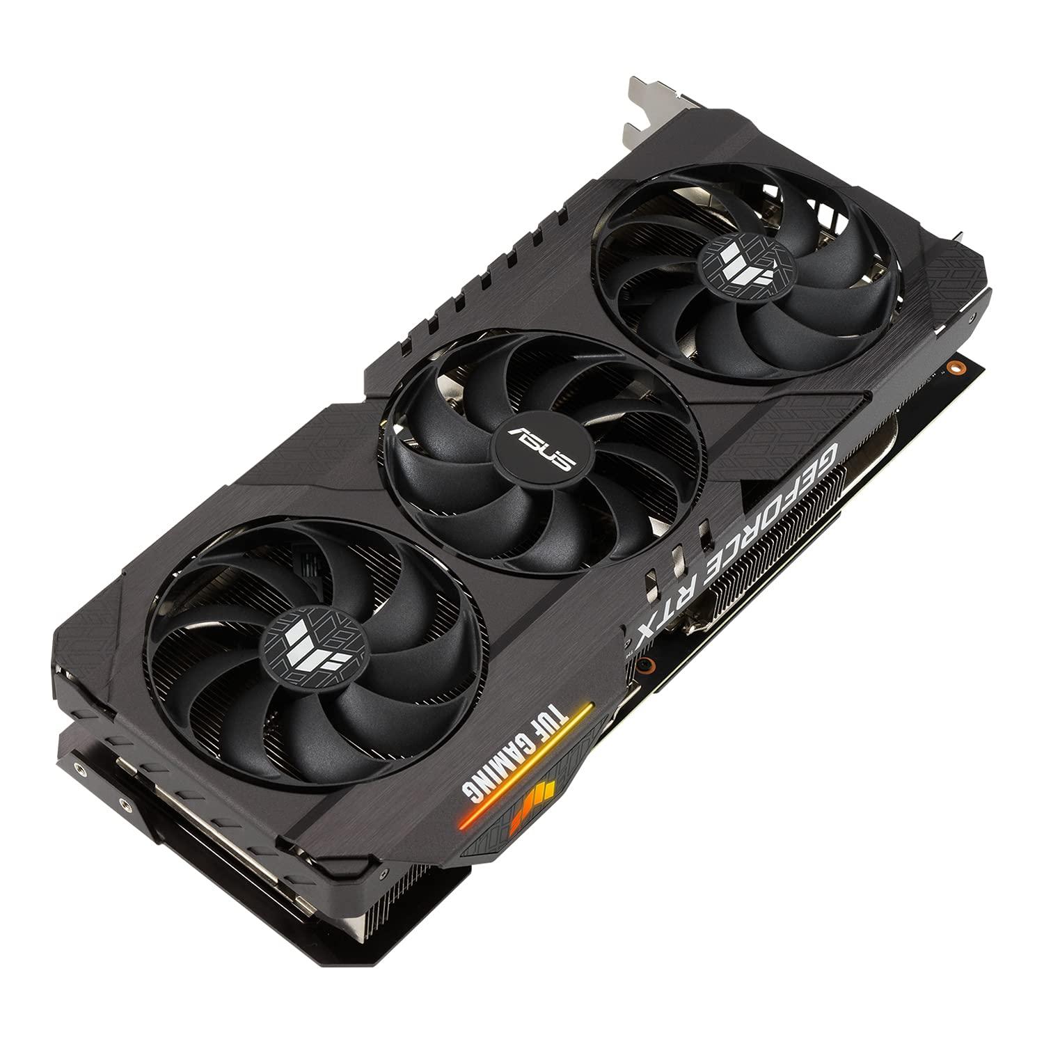 ASUS ASUS TUF Gaming NVIDIA GeForce RTX 3080 Ti Graphics Card (PCIe 4.0, 12GB GDDR6X, HDMI 2.1, DisplayPort 1.4a, Dual Ball Fan Bearings, Military-Grade Certification, GPU Tweak II)