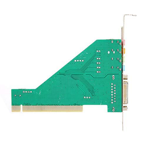 VBESTLIFE CMI8738 PCI Sound Card, PCI Sound Card Channel 4.1 for Computer Desktop Internal Audio Karte Stereo Surround