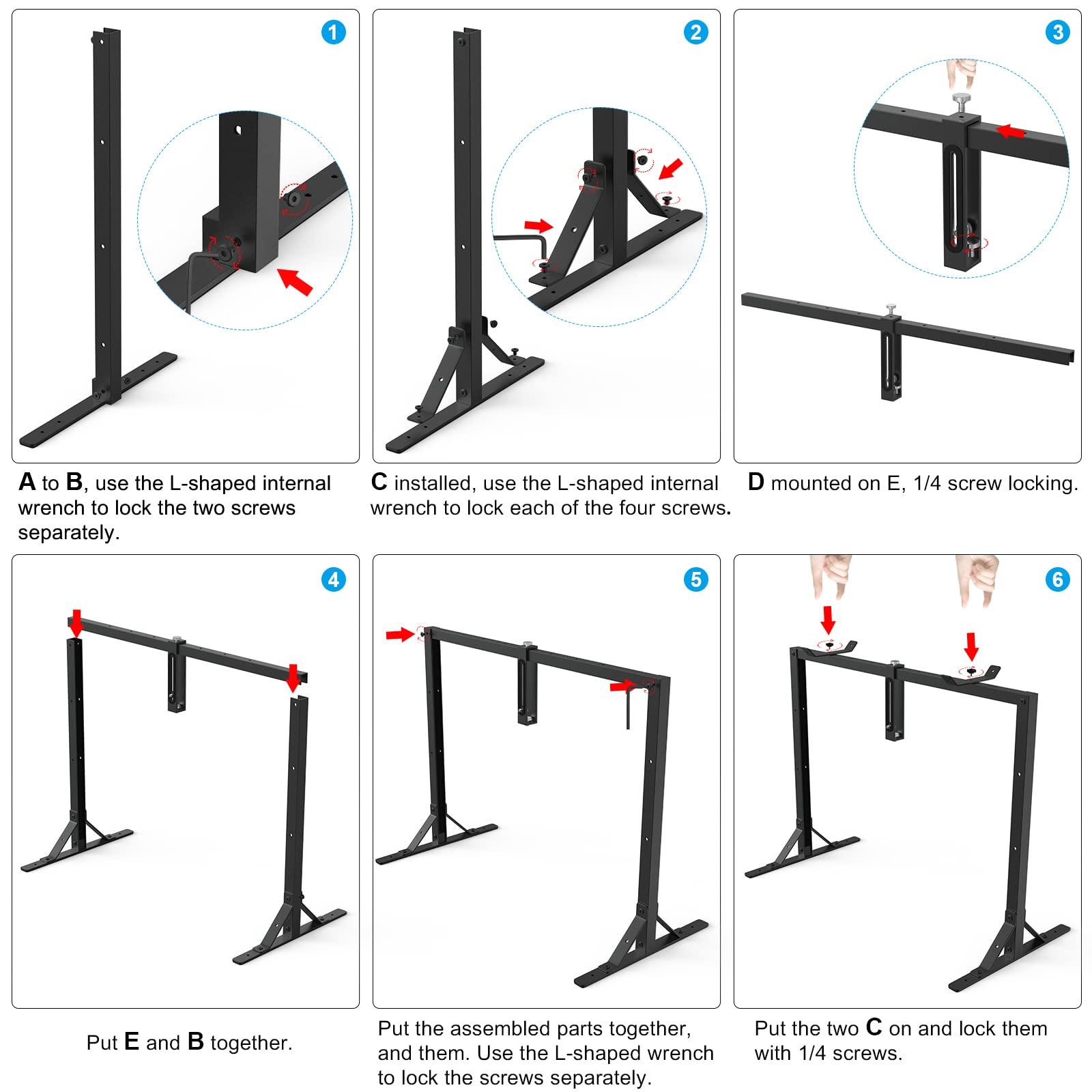 Gltire Gltire Overhead Camera Mount Rig Top-Down Shots with 5600K Led Photography Lighting, Table Top Desk Mount Stand for Camera DSLR Photo Video DIY Art Studio Painting Vlogging with Phone Grip/Clamps