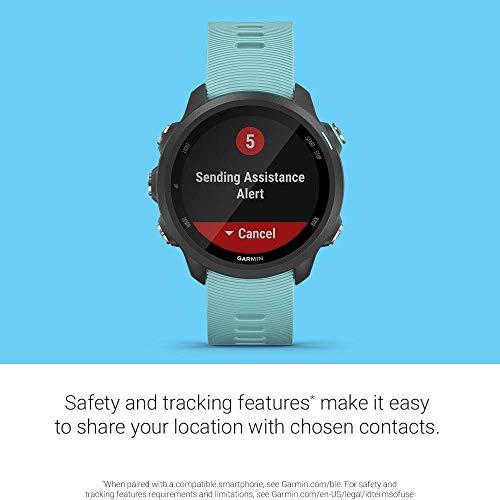 Garmin Garmin Forerunner 245 Music, GPS Running Smartwatch with Music and Advanced Dynamics, Aqua (Renewed)