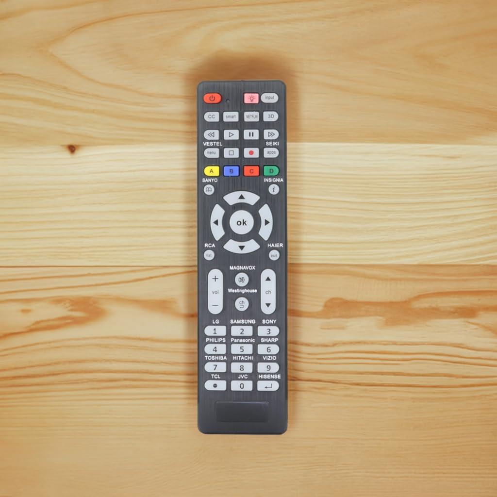 Anderic Anderic Universal TV Remote for Samsung, LG, Sony, Sharp, Vizio, Philips, Toshiba, Hitachi, Sanyo, JVC, TCL, Vestel, Seiki, Insignia, Magnavox, haier, Panasonic All Series TV - RR1DTV