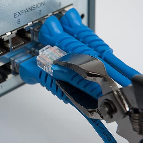 ICC ICC RJ45 Keystone Connector and Patch Cord Removal Tool with Wide Flat Nose Jaws, Compatible with Ethernet and Fiber Optic Patch Cables, High-Density, Corrosion-Resistant, Ergonomic Handle