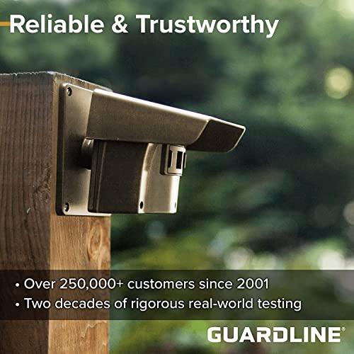 Guardline Guardline 500 Foot Range Wireless Driveway Alarm [1 Motion Detector Alarm Sensor & 1 Receiver] Weatherproof Outdoor Security Alert System for Home & Property