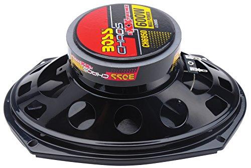 BOSS Audio Systems BOSS Audio Systems CH6950 Chaos Series 6 x 9 Inch Car Audio Door Speakers - 600 Watts Max, 5 Way, Full Range, Coaxial, Sold in Pairs, Hook Up to Stereo and Amplifier, Tweeters