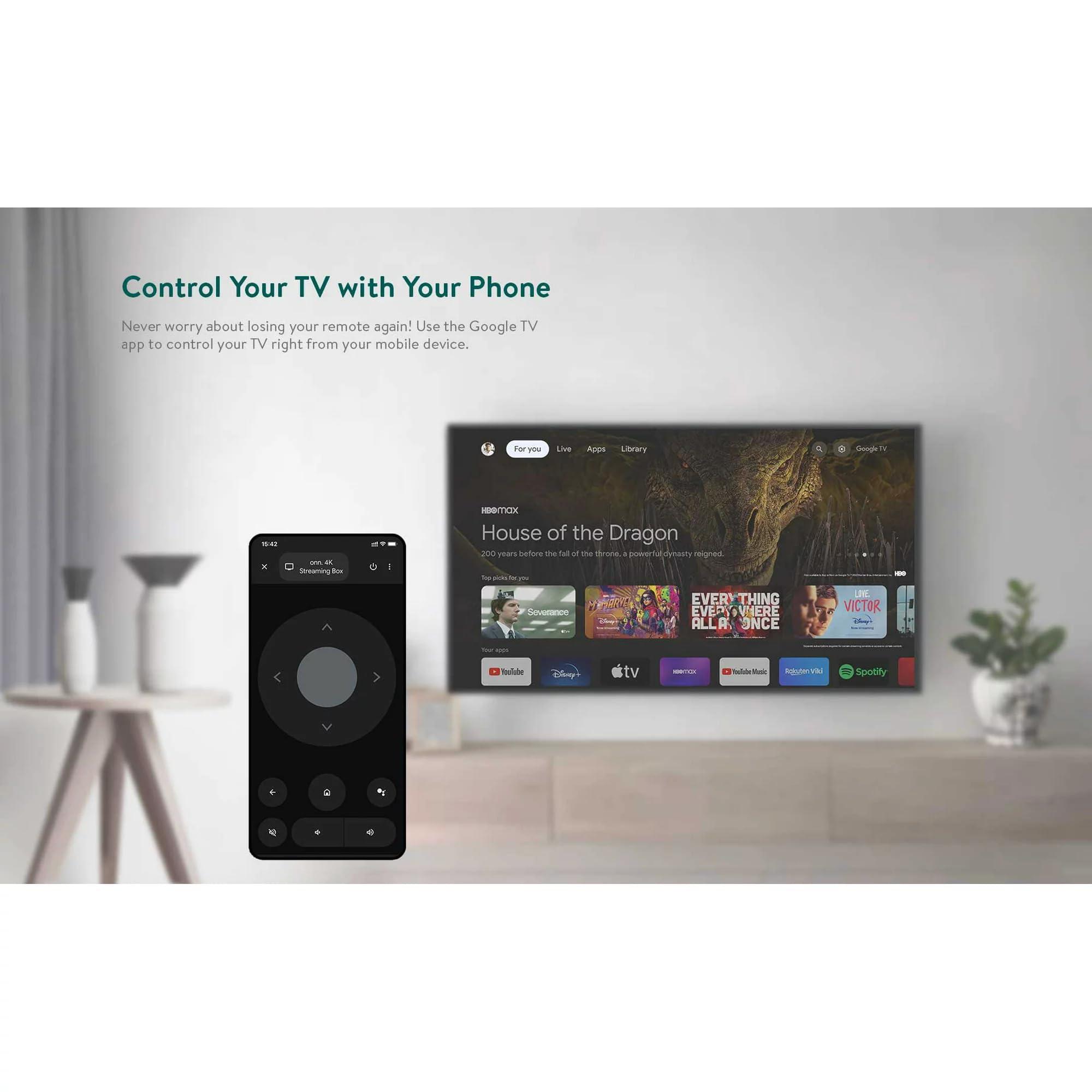 ONN Onn Android TV Full HD Streaming Device (New, 2023)