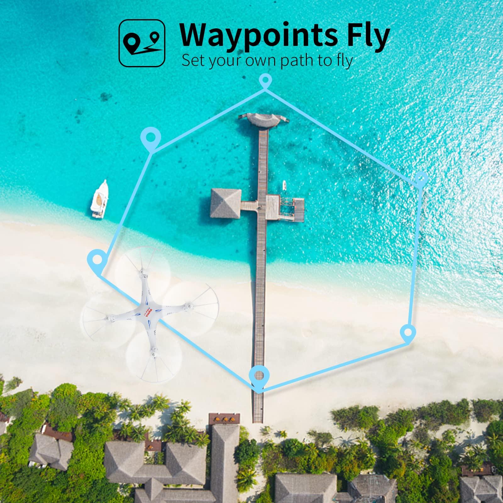 Cheerwing Cheerwing Syma X5SW-V3 WiFi FPV Drone with Camera, 4pcs 650mAh Batteries and 4-in-1 Charger