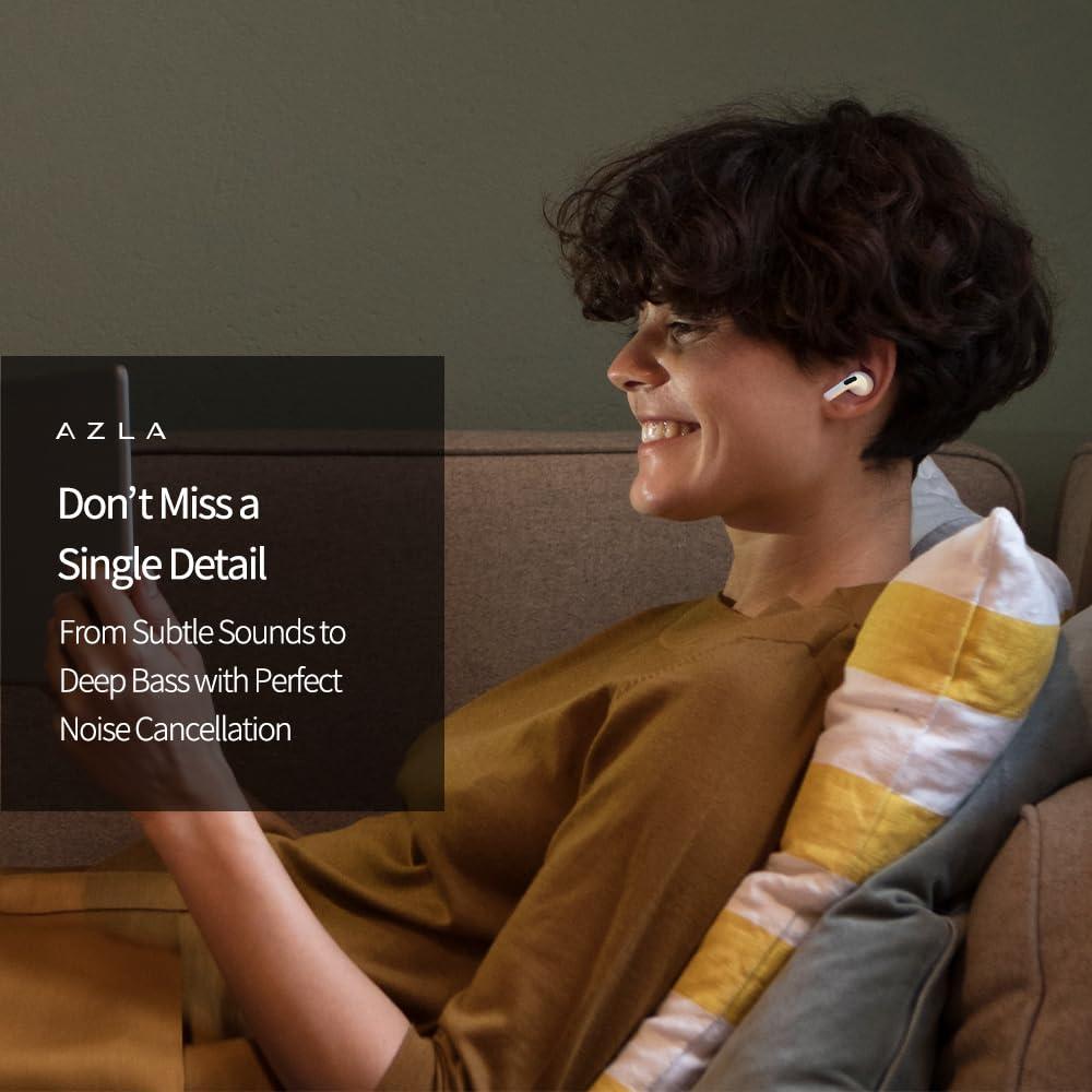 AZLA AZLA MAX for Airpods Pro 1st & 2nd Gen (L) Airpod Pro Ear Tip Replacement Airpod Pro Tips with Premium Silicone, Airpod Pro Tips, Airpod Ear Tips