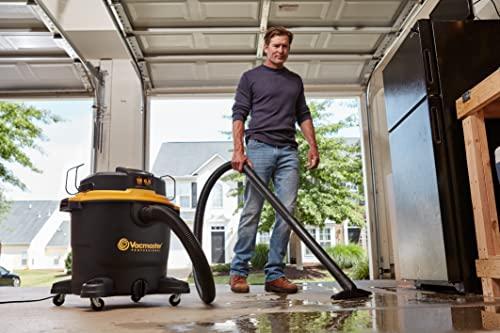 Vacmaster Vacmaster Professional - Wet/Dry Vac, 16 Gallon, Beast Series, 6.5 HP 2-1/2" Hose (VJH1612PF0201), Black