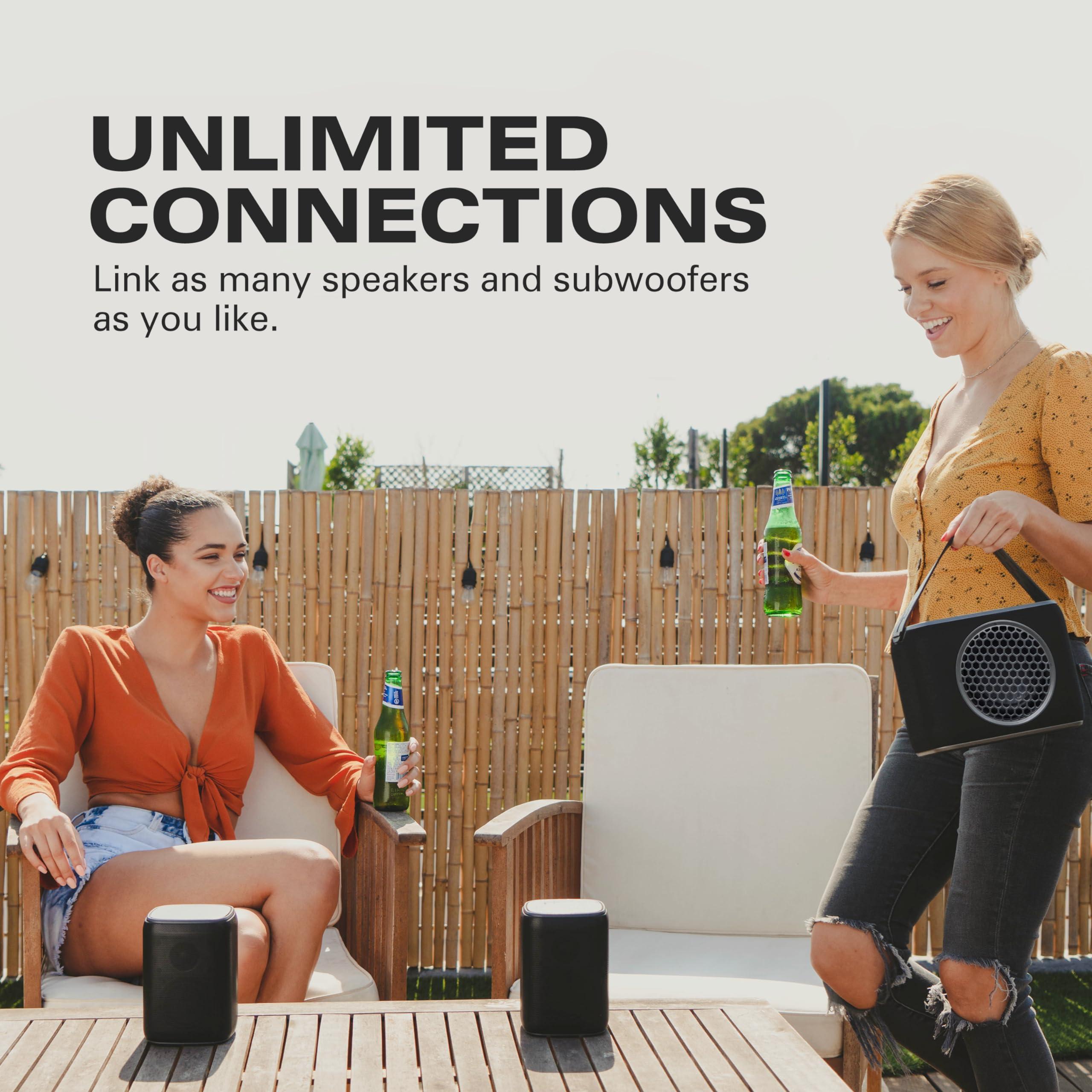 Rocksteady Rocksteady Stadium 2: Single Speaker - Immersive, connectible, and up to 150 ft of Range. Up to 30 Hours of Battery Life.