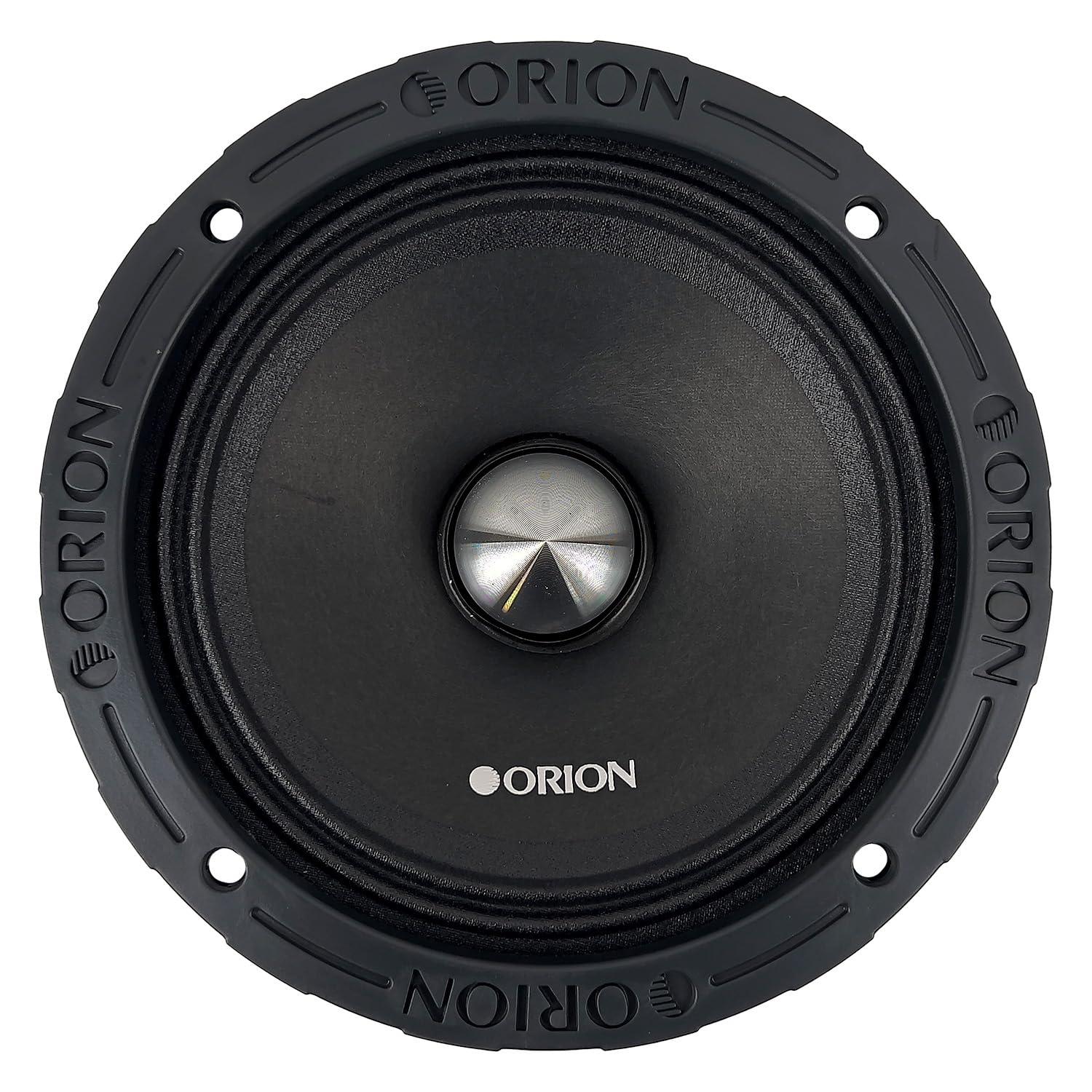 ORION Orion XTR XTX654 High Efficiency 6.5" Mid-Range Bullet Loudspeakers, 1400W Max Power, 350W RMS, 4 Ohm, 1.5" Voice Coil - Pro Car Audio Stereo, Midrange Speakers (Pair)
