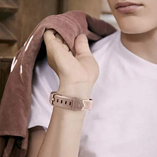 AK [5 Pack] Sport Bands Compatible with Fitbit Alta HR Bands and Fitbit Alta Bands Women Men, Classic Soft Silicone Replacement Wristbands Straps for Fitbit Alta HR/Fitbit Alta (5 Pack B, Small)