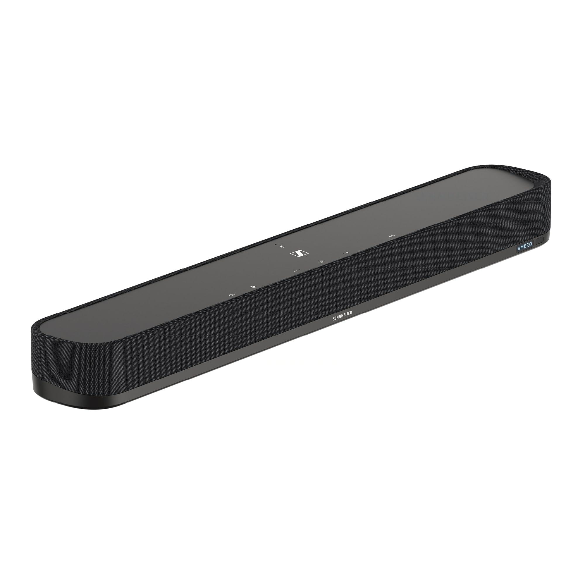 Sennheiser Sennheiser AMBEO Soundbar Mini - Immersive 3D Audio for TV, Movies, and Music - Compact Device with Powerful Adaptive Features, Multiple Connectivity and Intuitive Usage